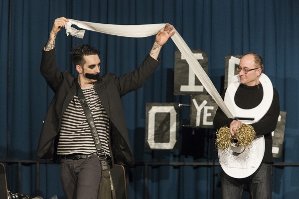Der Comedian "Tape Face" alias Sam Wills aus Neuseeland gastierte am 10. Februar 2017 im LEO Theater. Fotos: AWi